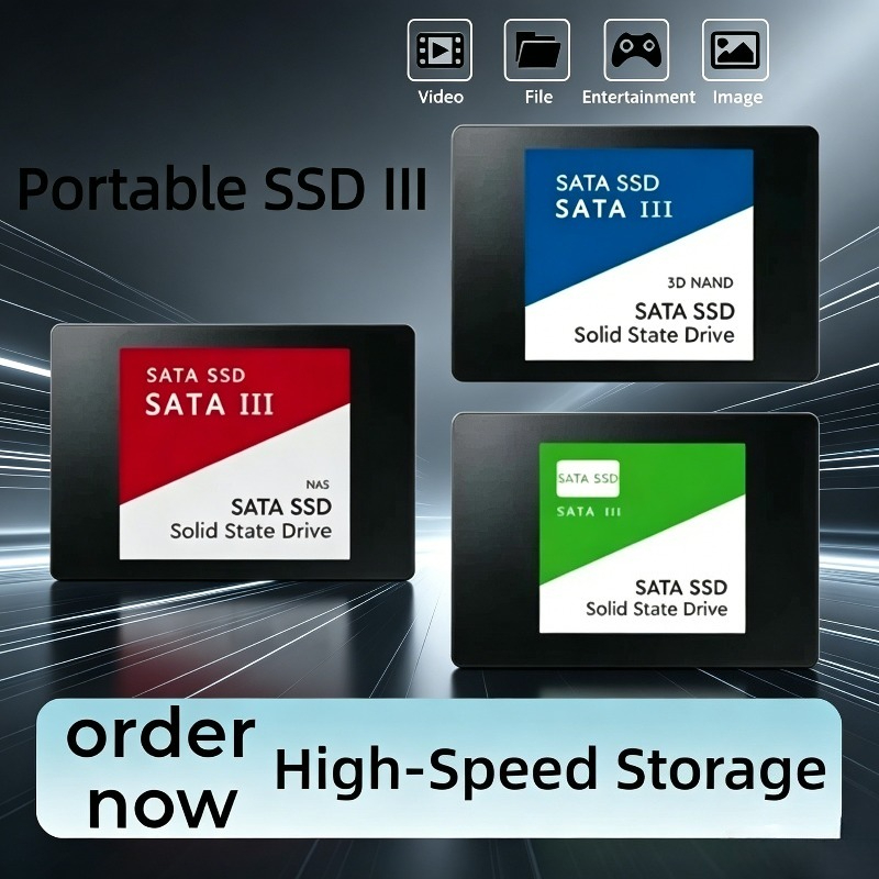 Laptop External Accessories - Disco duro externo SSD de 500GB