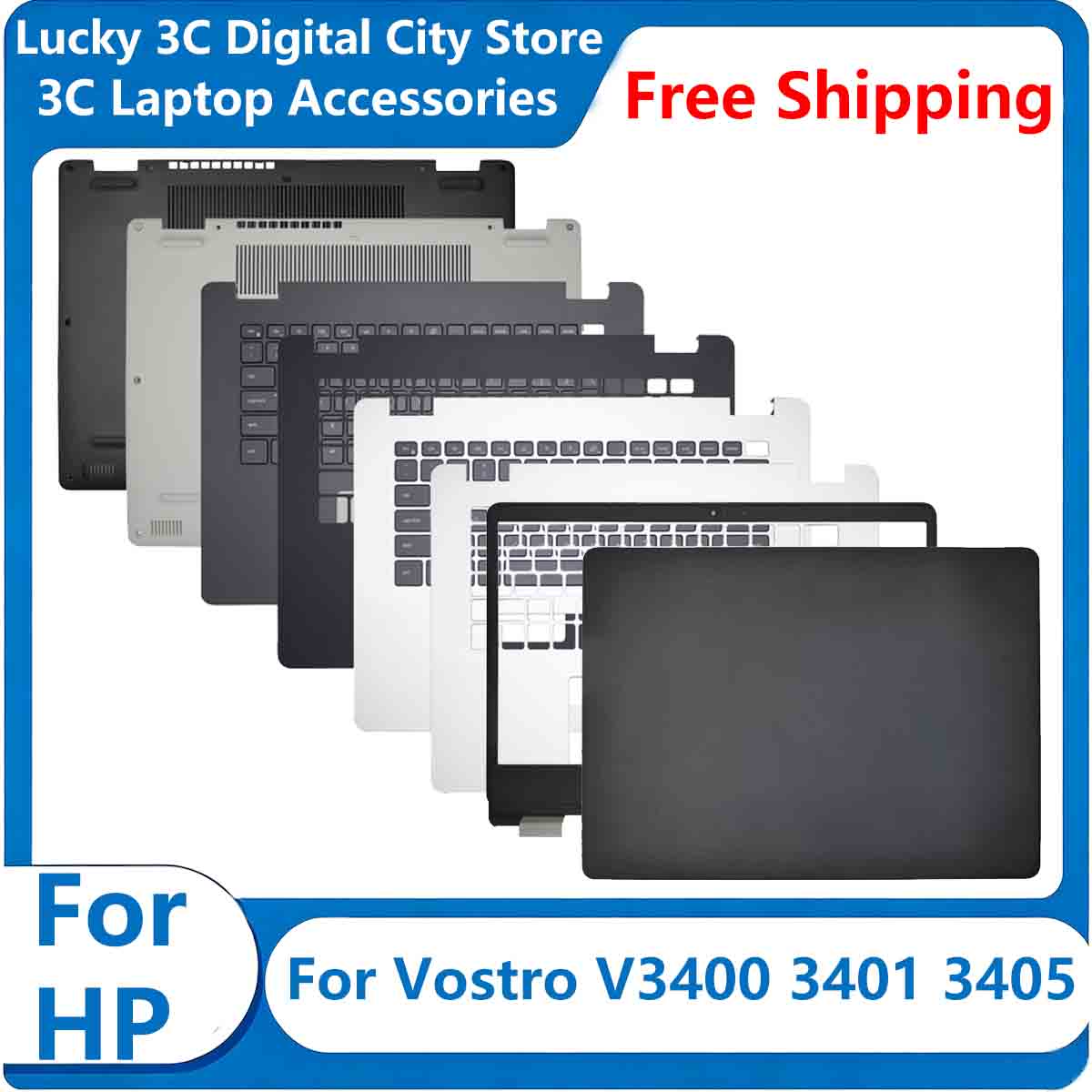 Laptop Accessories Display - Nueva cubierta para portátil DELL Vostro