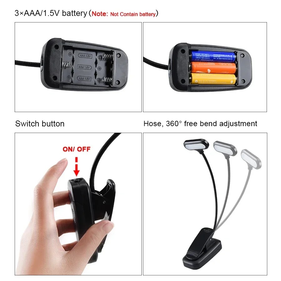 Mini luz LED para libros con c - Laptop Accessories Light reseña y precio
