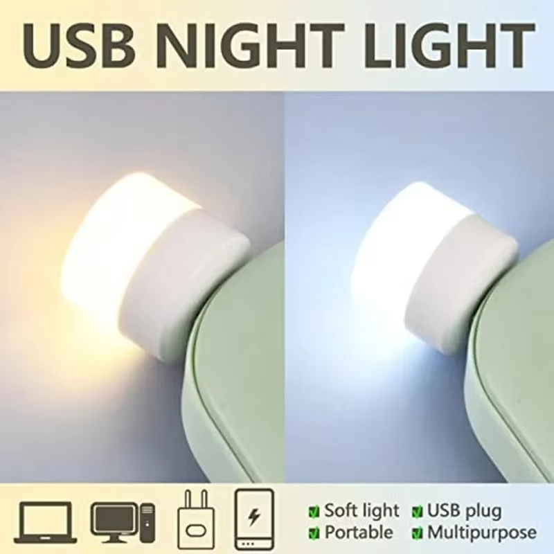 Mini luz nocturna USB, protecc - Laptop Accessories Light reseña y precio