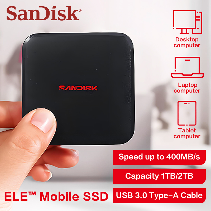 Disco Duro SSD Portátil SanDis - Laptop External Accessories reseña y precio